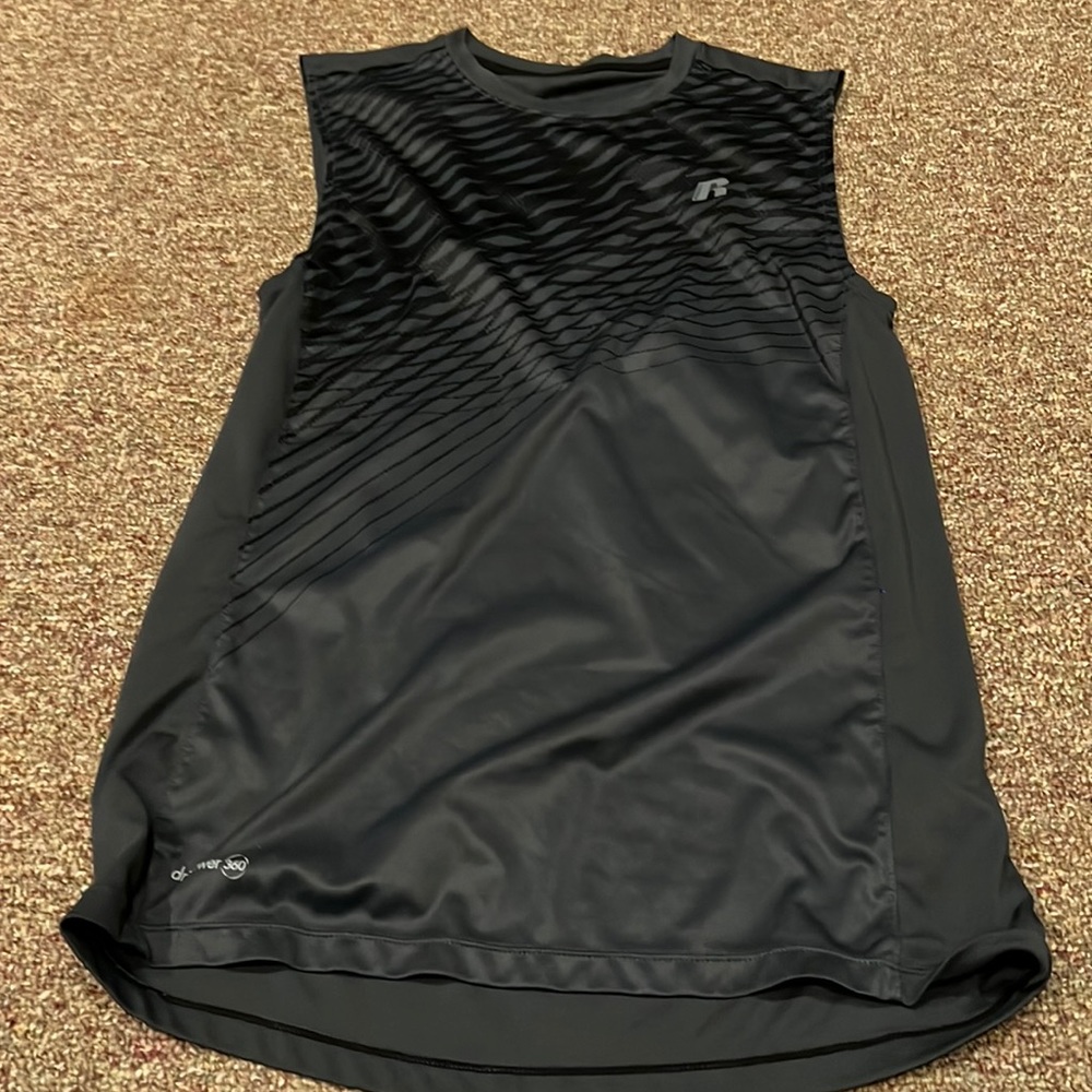 Dark Gray Men’s Sleeveless Dry Fit T-shirt